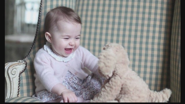 Palace releases photos of 6-month-old Princess Charlotte