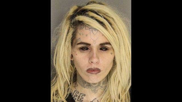 Black-eyed mugshot photo of South Carolina woman gaining attention on social media