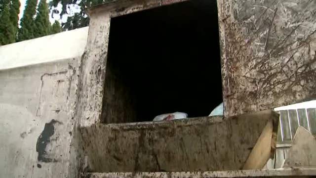 Newborn baby boy found alive in dumpster, taken to hospital