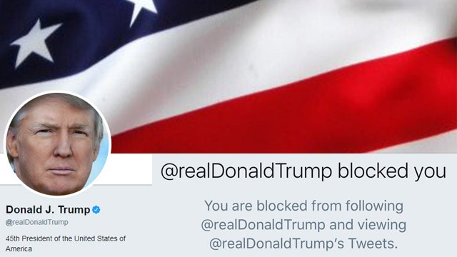 President Donald Trump sued for blocking Twitter users