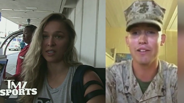 UFC's Ronda Rousey accepts marine's invite to ball