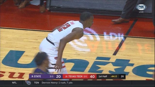 Evans scores 27 points as No. 18 Texas Tech beats K-State 74-58