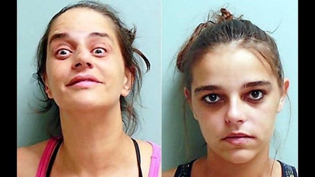 Mom-daughter duo arrested after shooting up heroin in car with baby in backseat