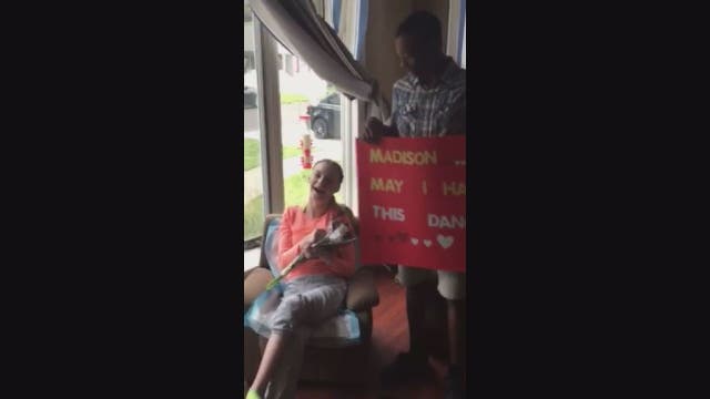 WATCH: Local boy asks girl with cerebral palsy to sweetheart formal