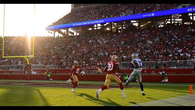 Prescott throws for TD before 49ers rally past Cowboys 24-21