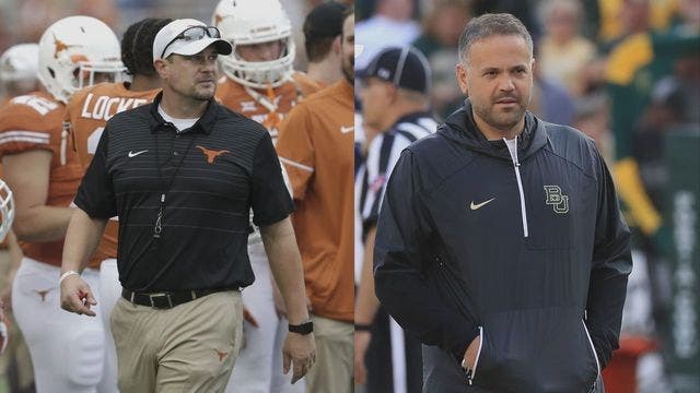 Texas' Herman, Baylor's Rhule in similar post-AAC situations
