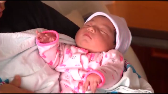 Baby born to couple stranded inside home during Hurricane Harvey