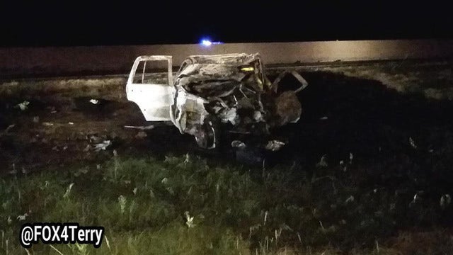 Wrong-way driver, teens killed in fiery crash