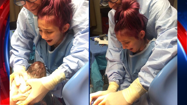 12-year-old girl helps deliver baby brother