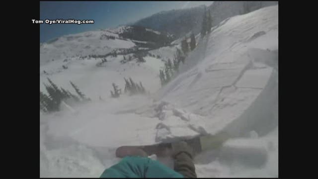 VIDEO: Snowboarder survives avalanche in Canada