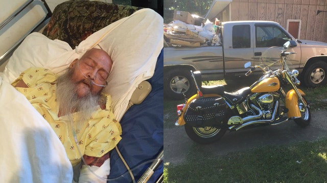 Indiana bikers come together to honor dying man's last wish