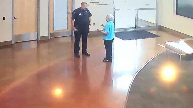Woman Visits Police Station to Hug an Officer