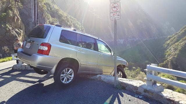 Man escapes near death in cliff accident, gets hit by passing bus