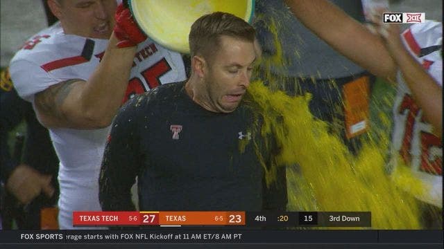 Shimonek rallies Texas Tech past Texas 27-23