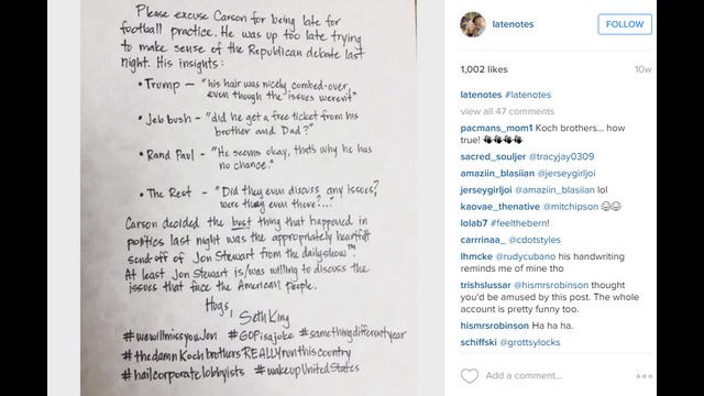 Dad writes hilarious absence notes to embarrass his kids