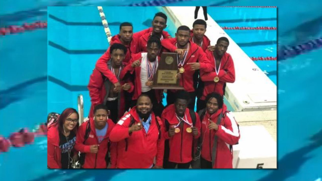Carter HS boys swim team wins district title four years after team was formed