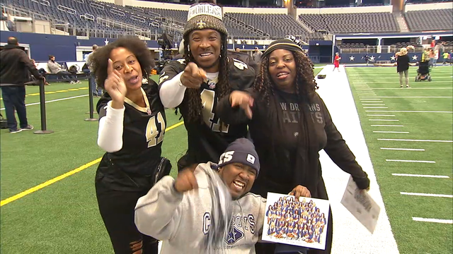 Cowboys, Saints fans enjoy Rally Day at AT&T Stadium