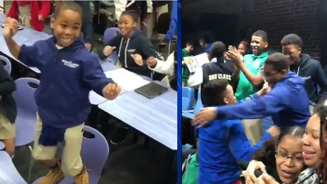 WATCH: Ron Clark students get surprised by 'Black Panther' tickets