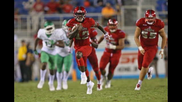 FAU scores on first 11 drives in 69-31 defeat of North Texas