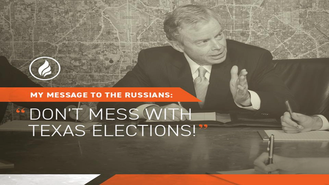 Dallas Sen. Don Huffines in Moscow for round table discussions