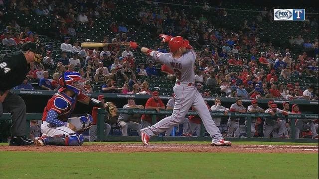 Shoemaker returns with 5 scoreless, Angels beat Rangers 3-1