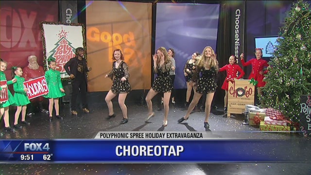 Choreotap featured in Polyphonic Spree Holiday Extravaganza