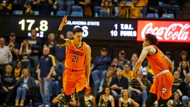 Oklahoma State tops struggling No. 19 West Virginia 88-85