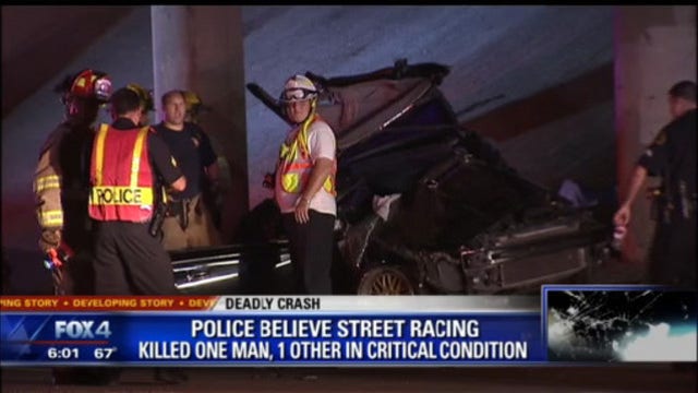 Suspected street racing leads to deadly crash