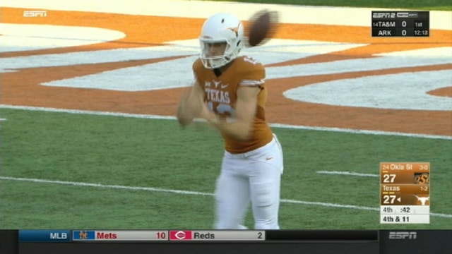 Late field goal lifts No. 24 Oklahoma State over Texas 30-27