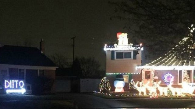 'Ditto': Michigan woman concedes to neighbor's light display