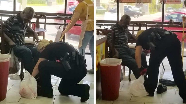 Winter Haven officer purchases pants, shoes for a man without any