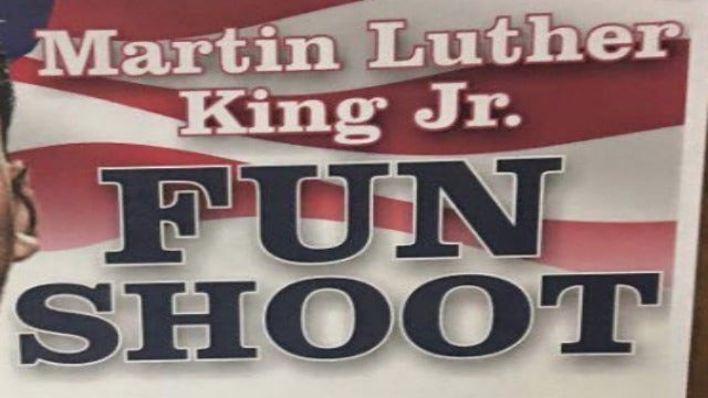 MLK Jr. Day "Fun Shoot" Sign Taken Down