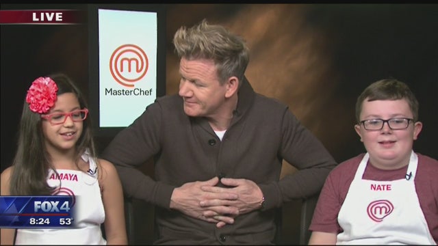 Nate and Amaya from MasterChef Junior