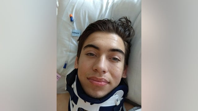 Paralyzed teen's first 'words' to parents: 'I love you'