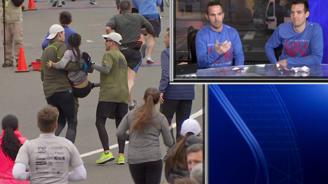 Meet the heroes who helped runner in need cross finish line