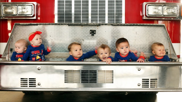 PHOTOS: Fire department showcases babies