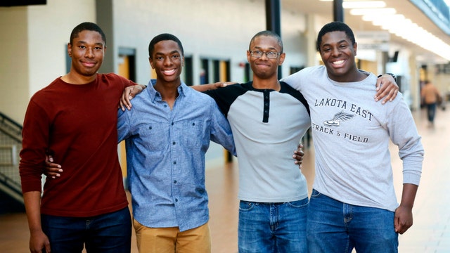 Quadruplets alike in more ways than 1: All Yale-bound