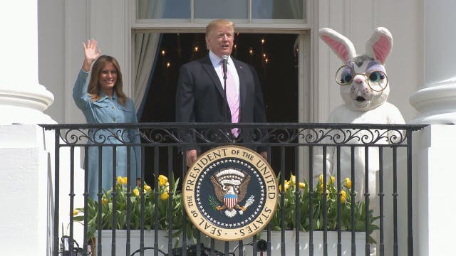 President Trump hosts annual Easter Egg Roll at the White House
