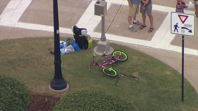 Child on bike hit by minivan in Rowlett