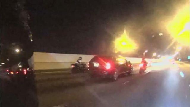 Video shows moments leading up to road rage shooting along bridge