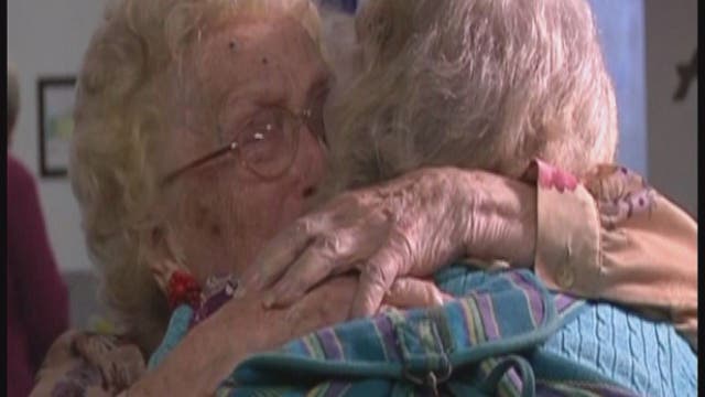 Woman, 82, tracks down and meets 96-year-old birth mother