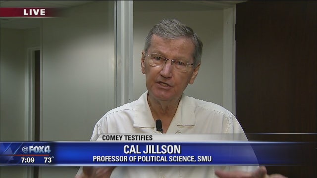 SMU political science professor comments on Comey testimony
