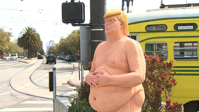 Naked Donald Trump statues coming down