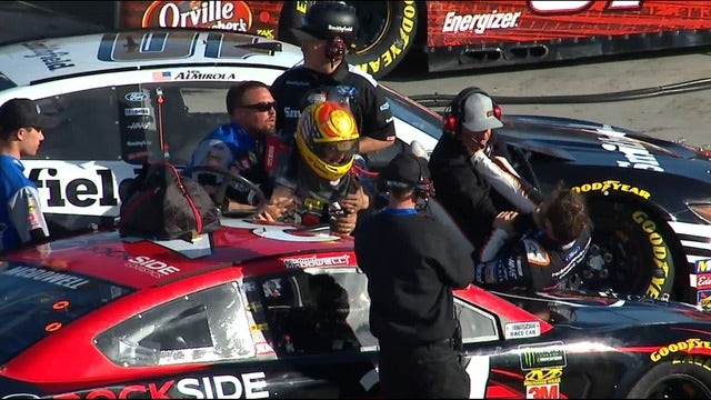 Suarez, McDowell in qualifying dustup for NASCAR race