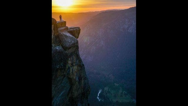 Photographer finds couple from incredible shot at Yosemite