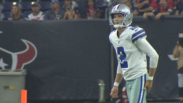 Cowboys turn to untested kicker after dumping Dan Bailey
