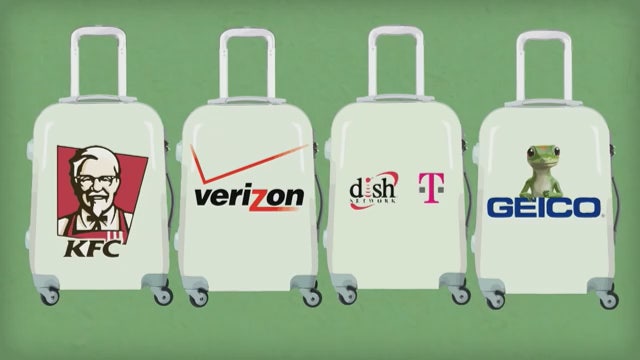 This company will pay your baggage fees if you use their bags plastered with ads