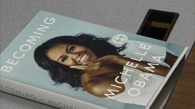 Michelle Obama in Dallas for book tour