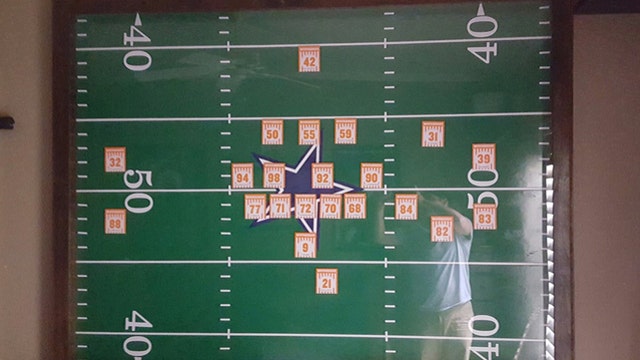 Cowboys fans create Whataburger-themed team roster display