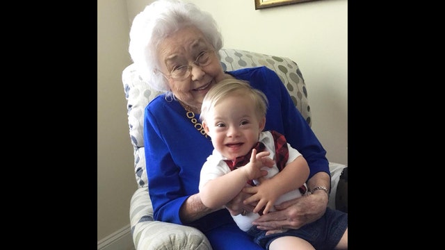 ADORABLE: Original Gerber baby and latest baby meet